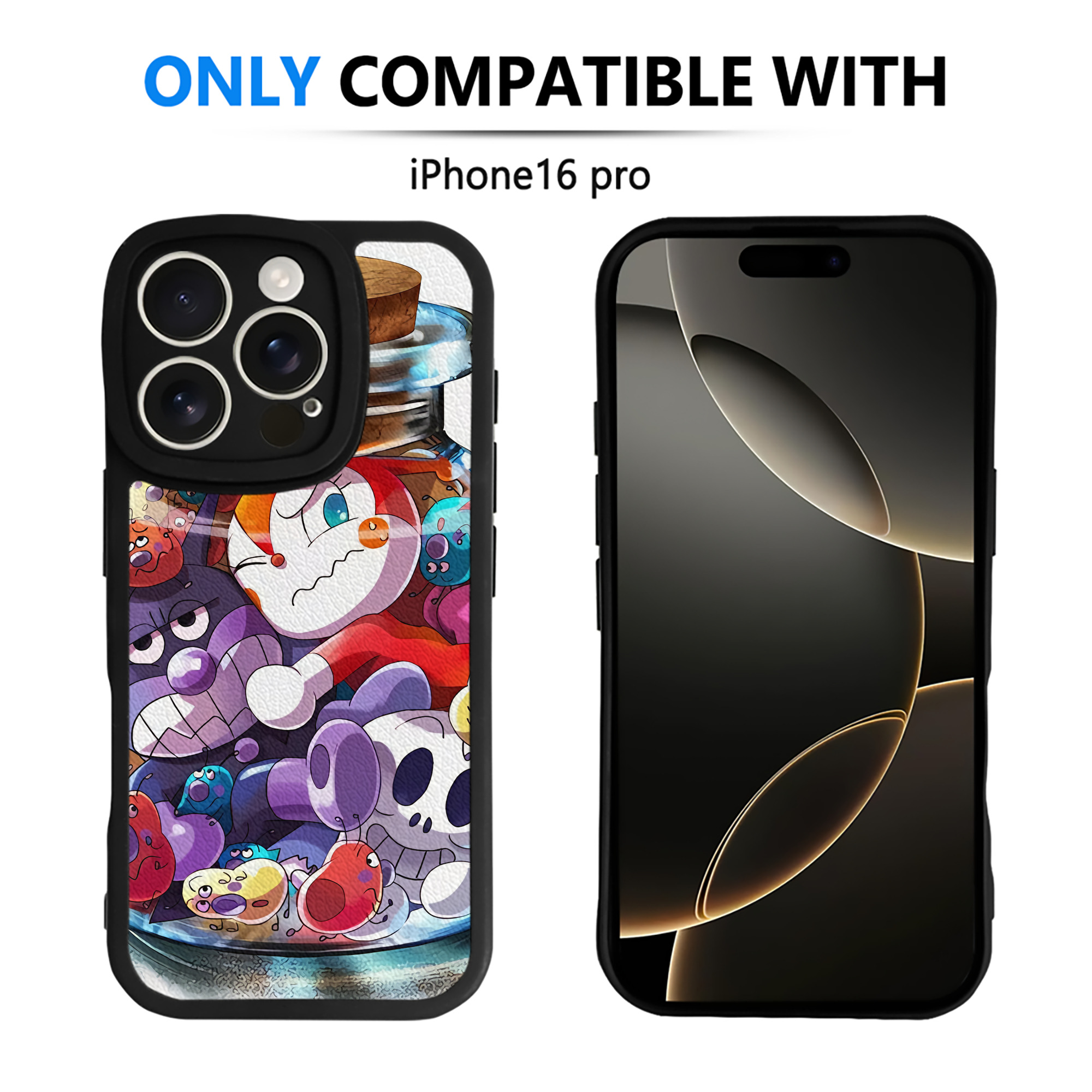 （画像用） アンパンマン Anpanman 【iPhone 16シリーズ対応】シリコンスマホケース（レザー調） 材質：シリコン